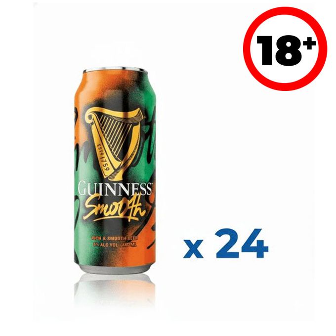 Guinness Smooth Can 44cl x 24